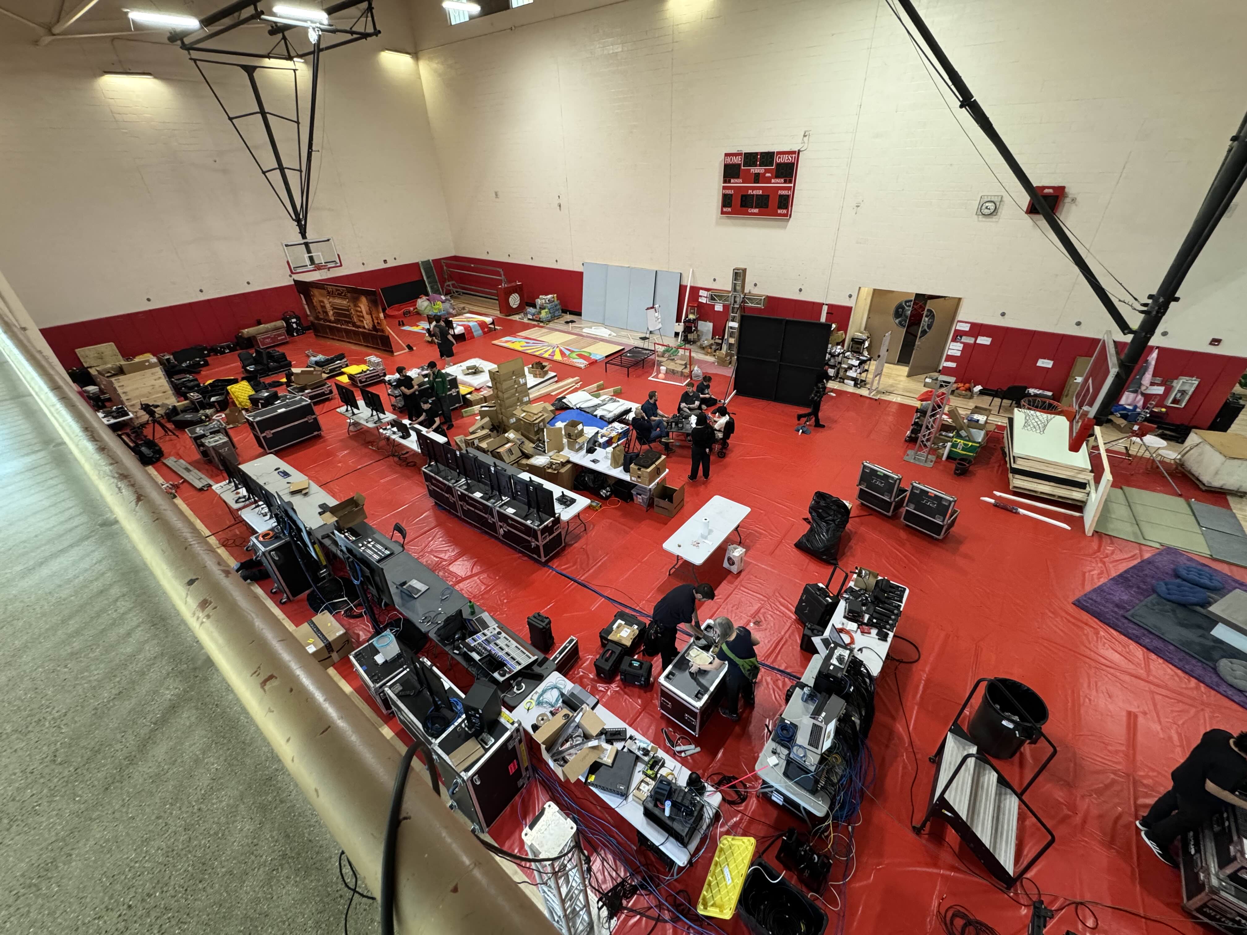 behind the scenes photo